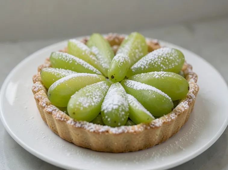 Torta con uva pizzutella