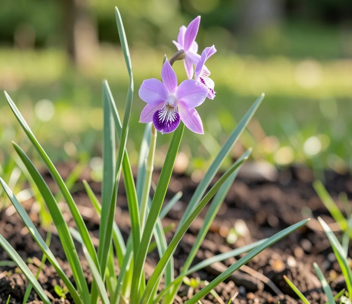 Bletilla in giardino