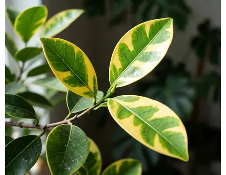 Ficus a foglie variegate