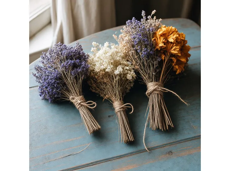 Composizione fiori secchi