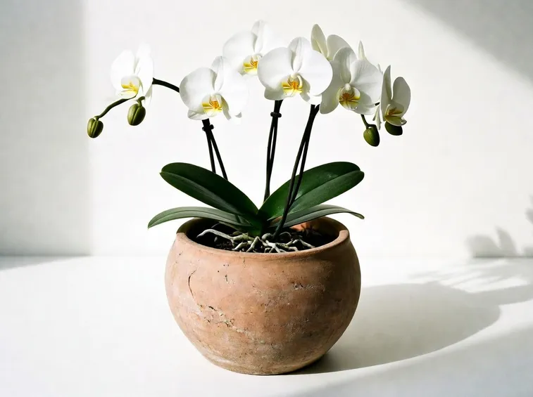 Orchidea in vaso