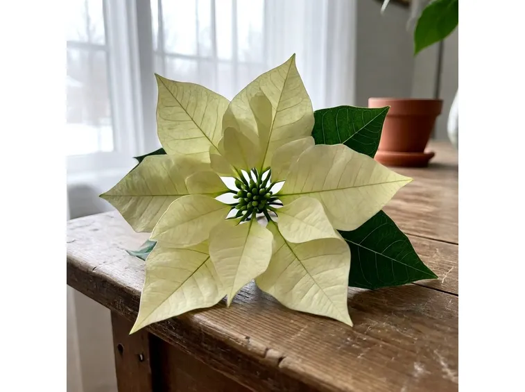 Stella di Natale bianca