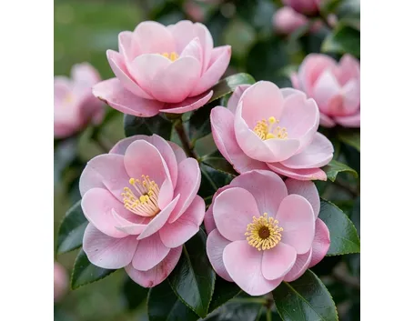 Camelie in fiore