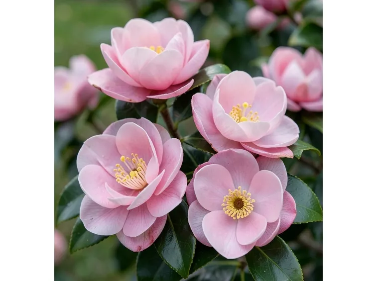 Camelie in fiore