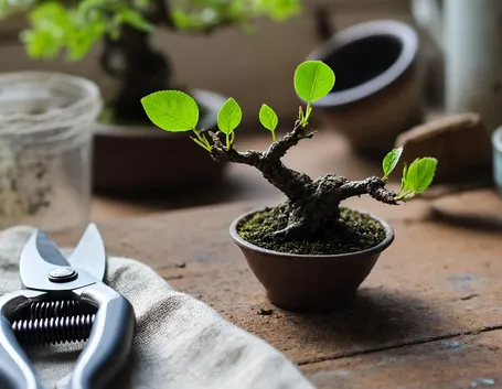 cimatura rami bonsai