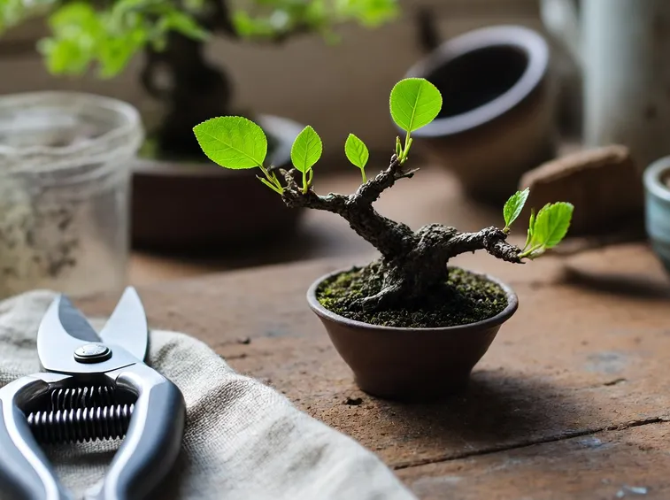 cimatura rami bonsai