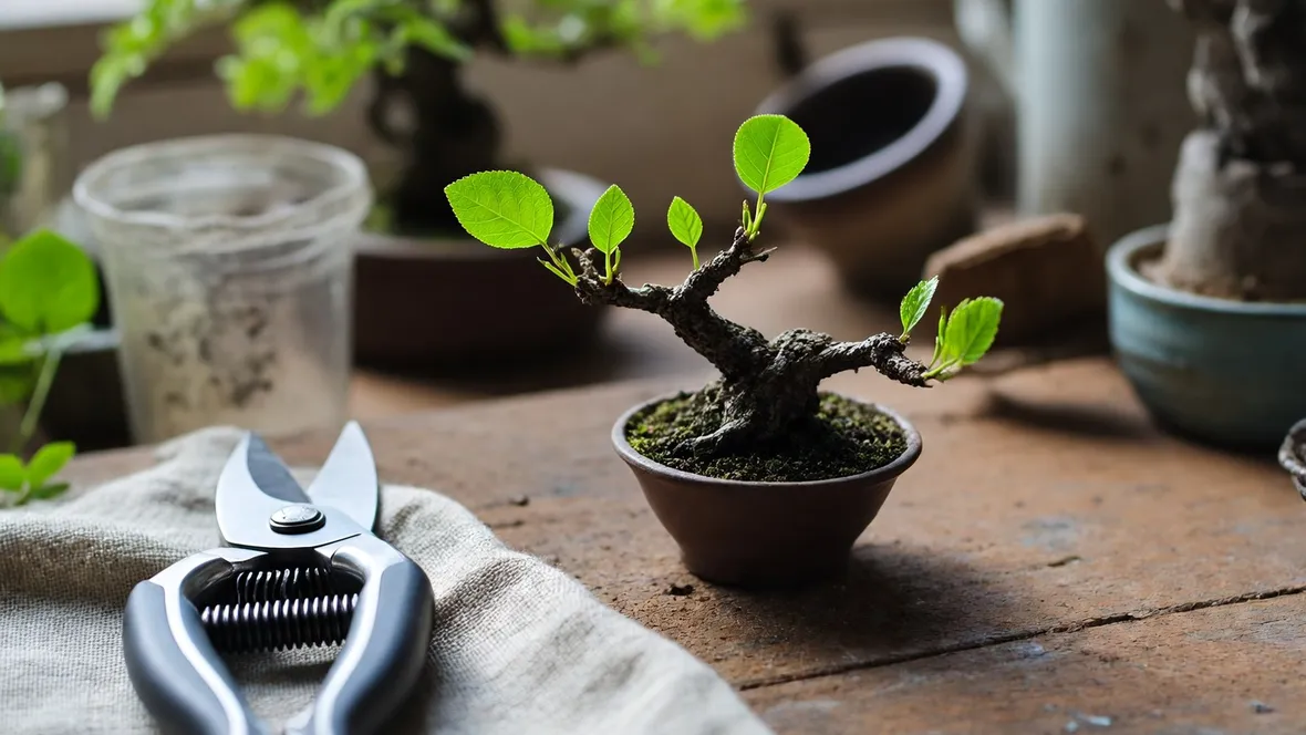 cimatura rami bonsai