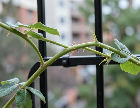 fissare una rosa