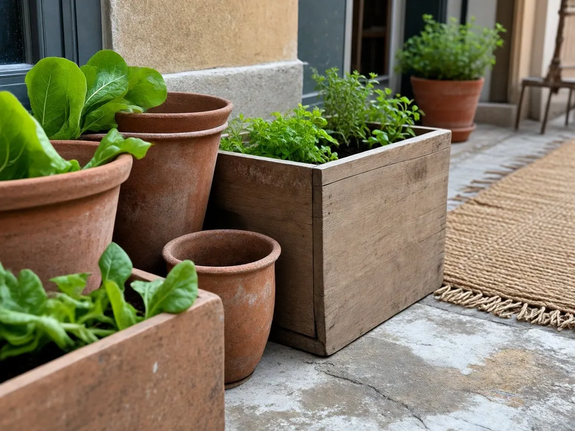Orto in terrazzo: contenitori e riempimento