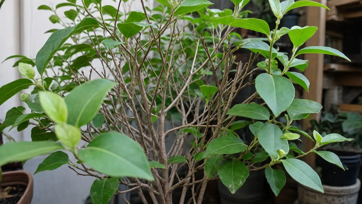 ibisco foglie caduche